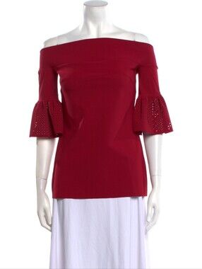 Price Firm 🍓 Chiara Boni Dark Red Top